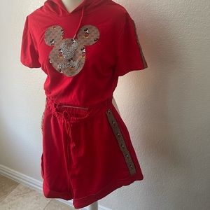 Red T-shirt and short  Mickey